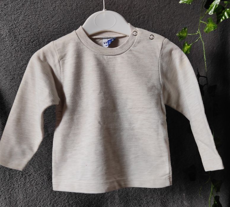 Koszula na krótki rękaw + bluzka 80