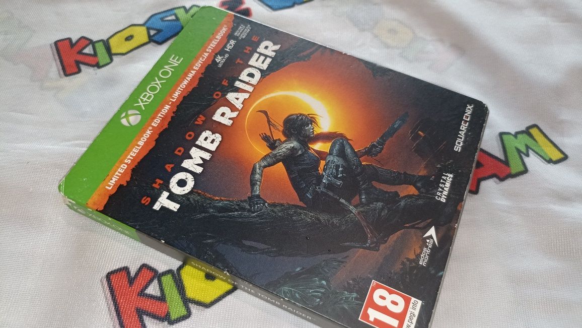 Shadow Of The Tomb Raider Xbox One limitowana steelbook płyta bez rys