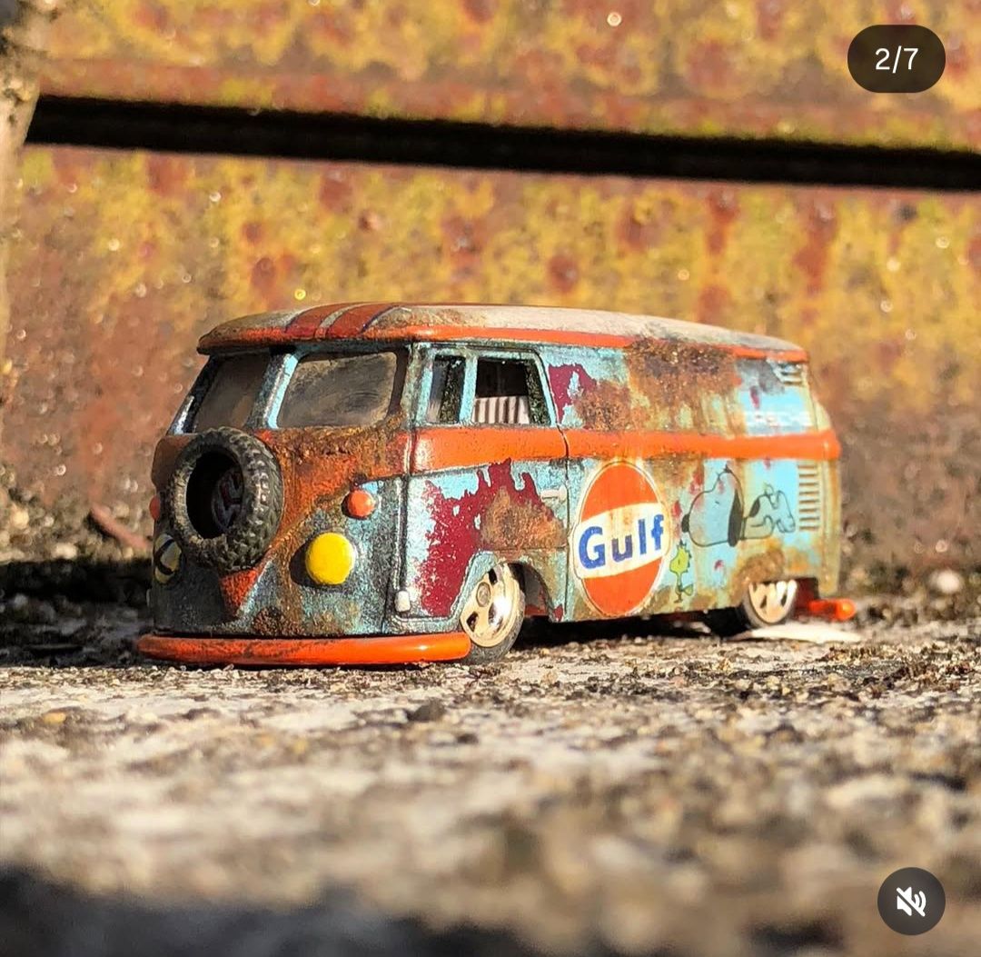 Hot Wheels VW T1 Custom Gulf