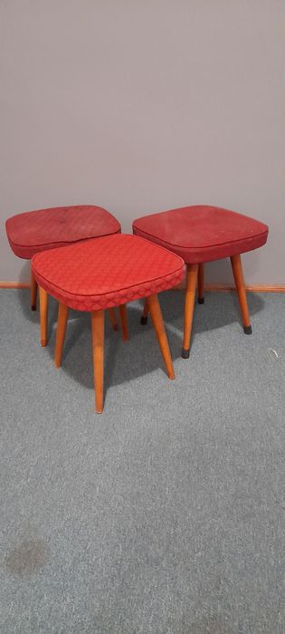 Taborety "patyczaki" z prl