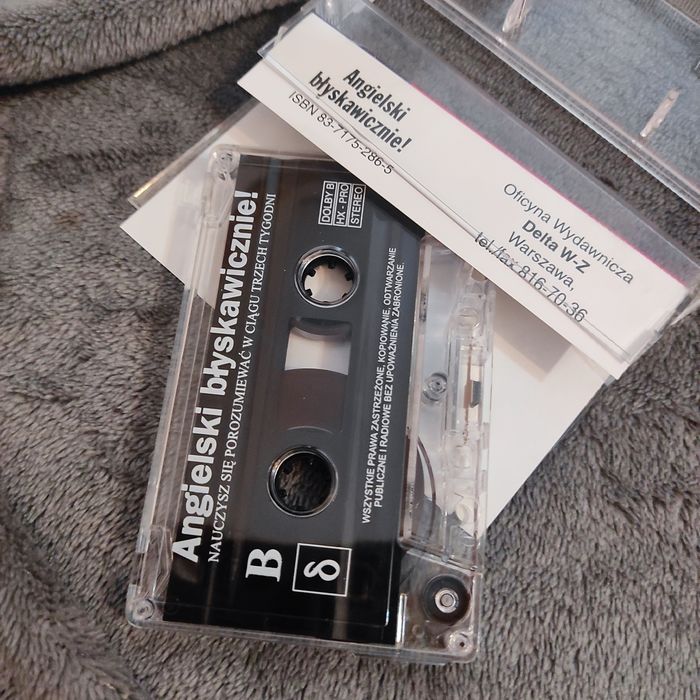 Kaseta do nauki języka angielskiego