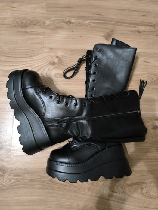 Високі ботінки сапожки демісезон 37 р.