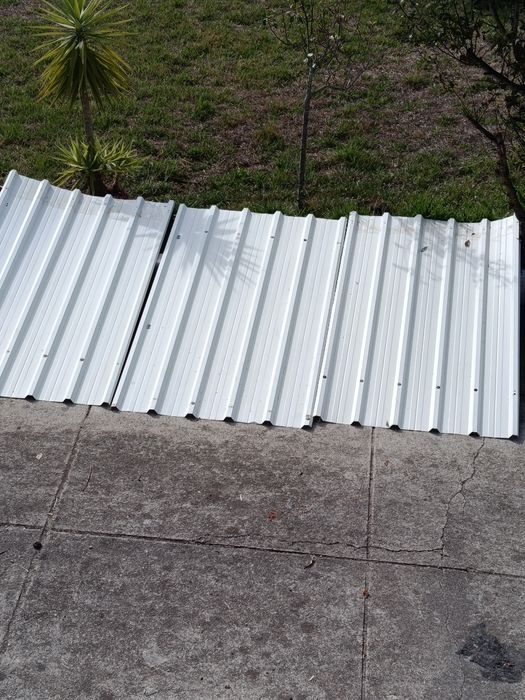 6 Chapas perfiladas sanduíche painel 5 ondas - VALOR FIXO