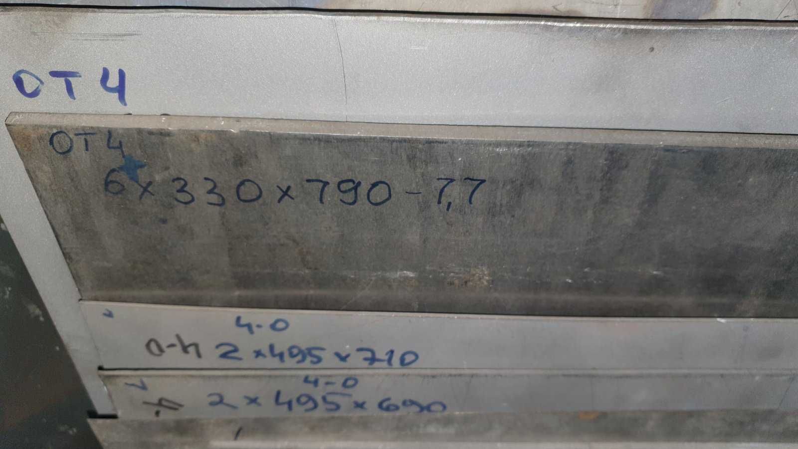 Титановий лист, пластина титан ВТ1-0, ВТ6, ВТ20, ВТ14 та інші сплави
