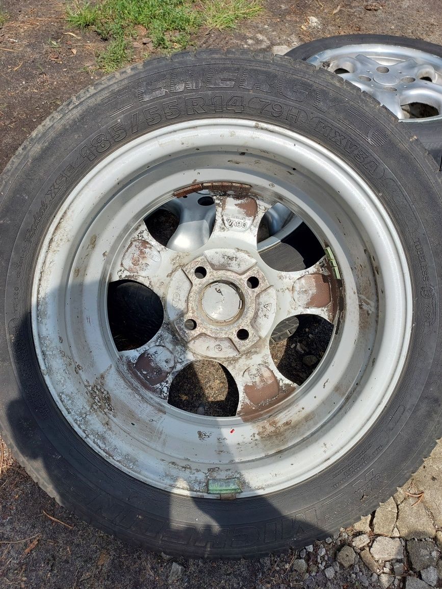 Alufelgi DBV 14" 4x100 - 250 zł za komplet