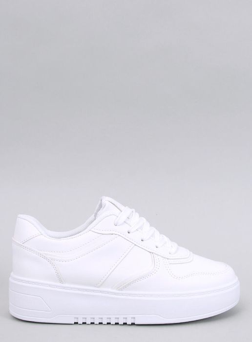 Sneakersy Damskie Lees White