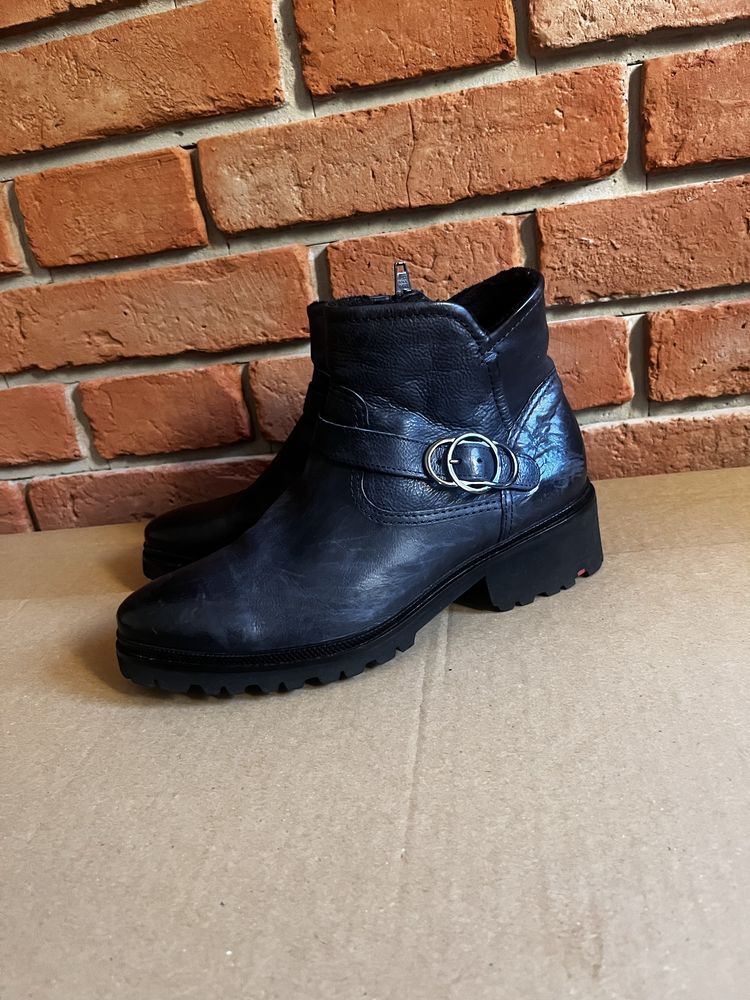 Botki skórzane LLOYD ocieplane na zamek  37 tommy hilfiger