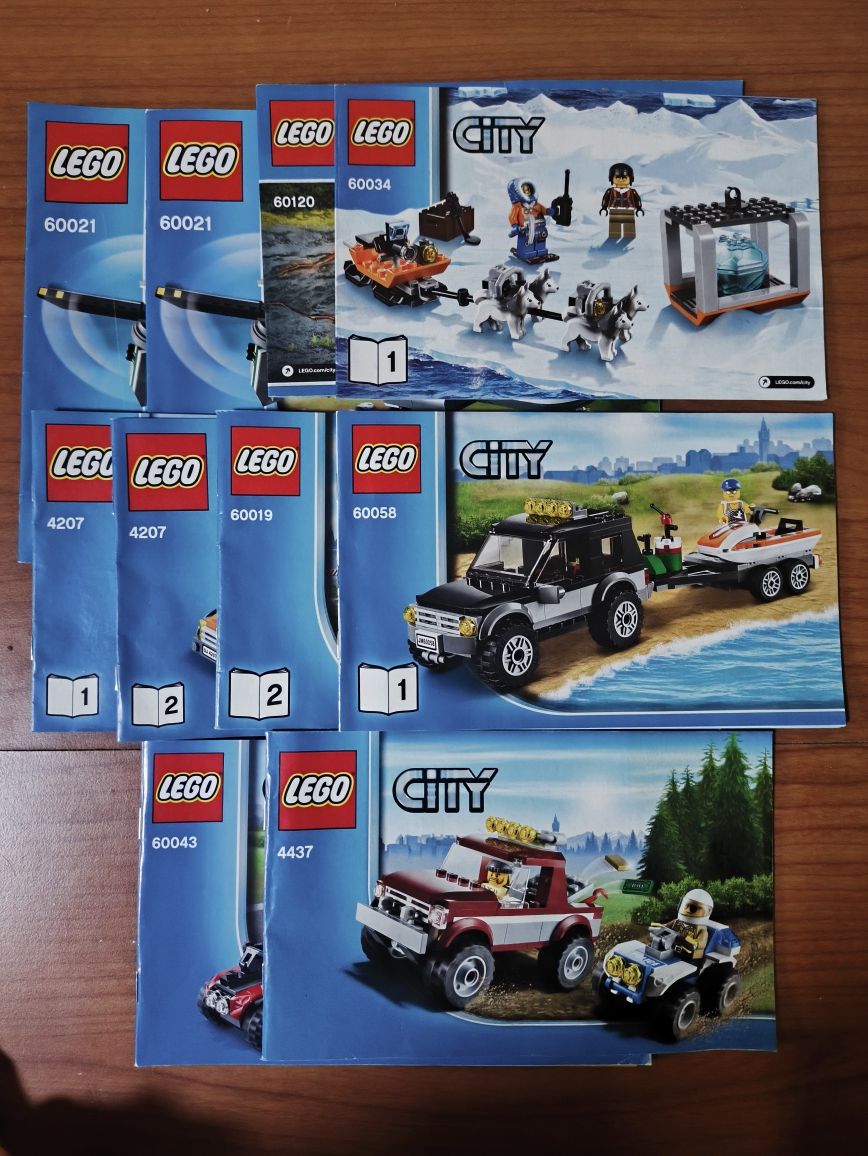 Lote de sets Lego City (9 sets)