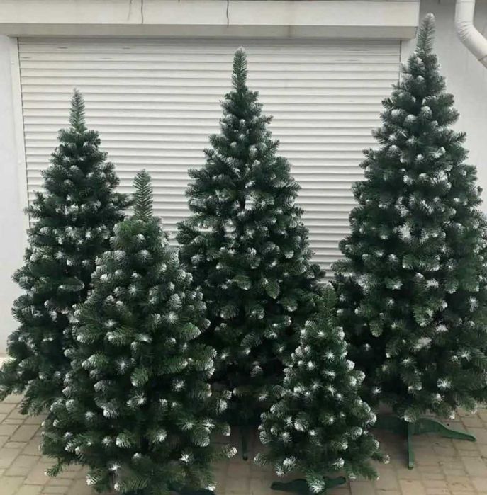 ОЧЕНЬ ПУШИСТАЯ штучная ёлка с белыми кончиками/Ассортимент/ Ялинка/Ель