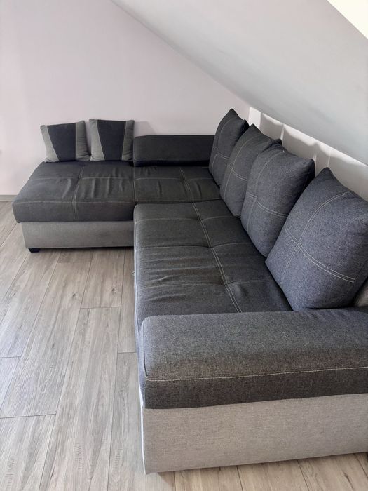 Narożnik z funkcją spania używany 273x170
