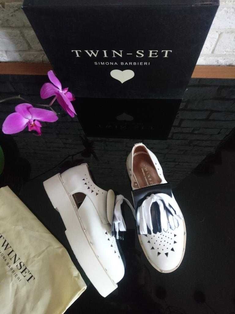 Шикарные туфли лоферы 36.5 - 37р Twin Set Twinset Оригинал