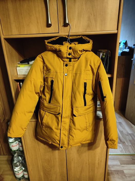 Kurtka zimowa chłopięca 134/140 bardzo ciepła