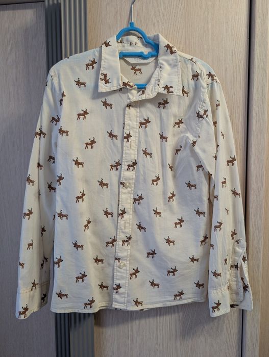 Świąteczna koszula w renifery