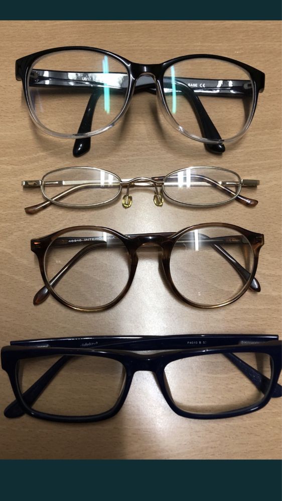 Conjunto 4 pares de oculos de ver ao perto