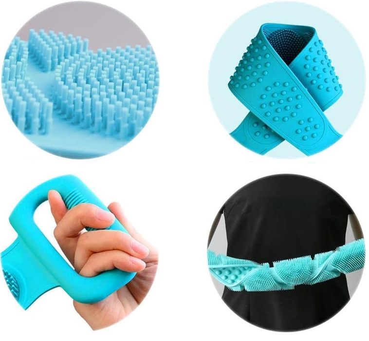 Myjka Do Mycia Pleców Masażer Silikonowy Dwustronna Do Pleców Ciała