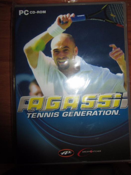 CD PC CD-ROM AGASSI Tennis Generation