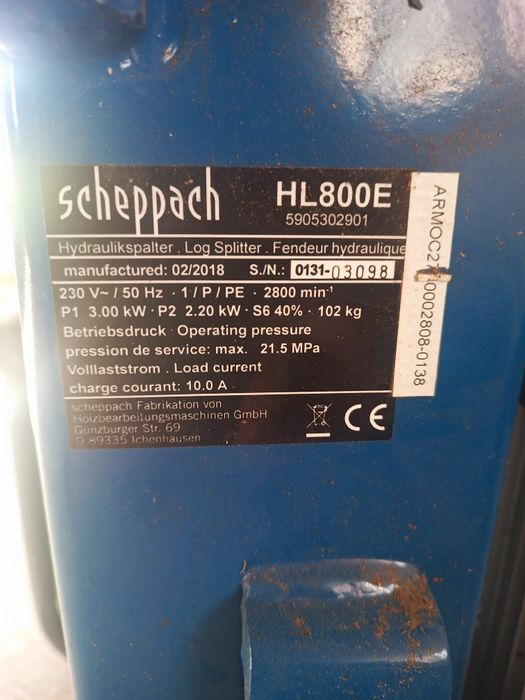 Witam sprzedam łuparke i rębak