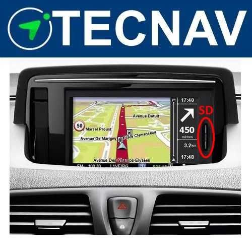 Cartão Renault SD R-Link 1 e TomTom Carminat