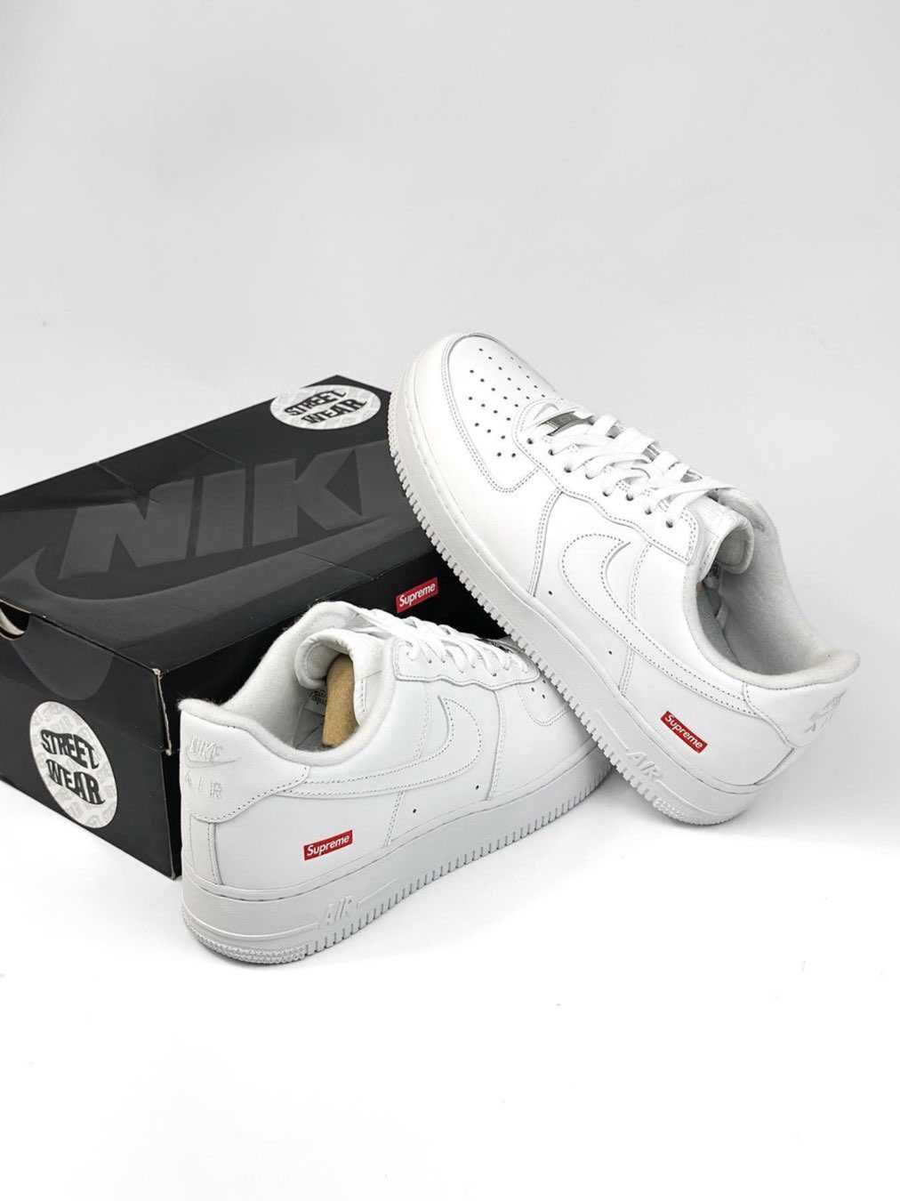Buty trampki męskie NikeAirForceXsupremeCU9225Biały r.45