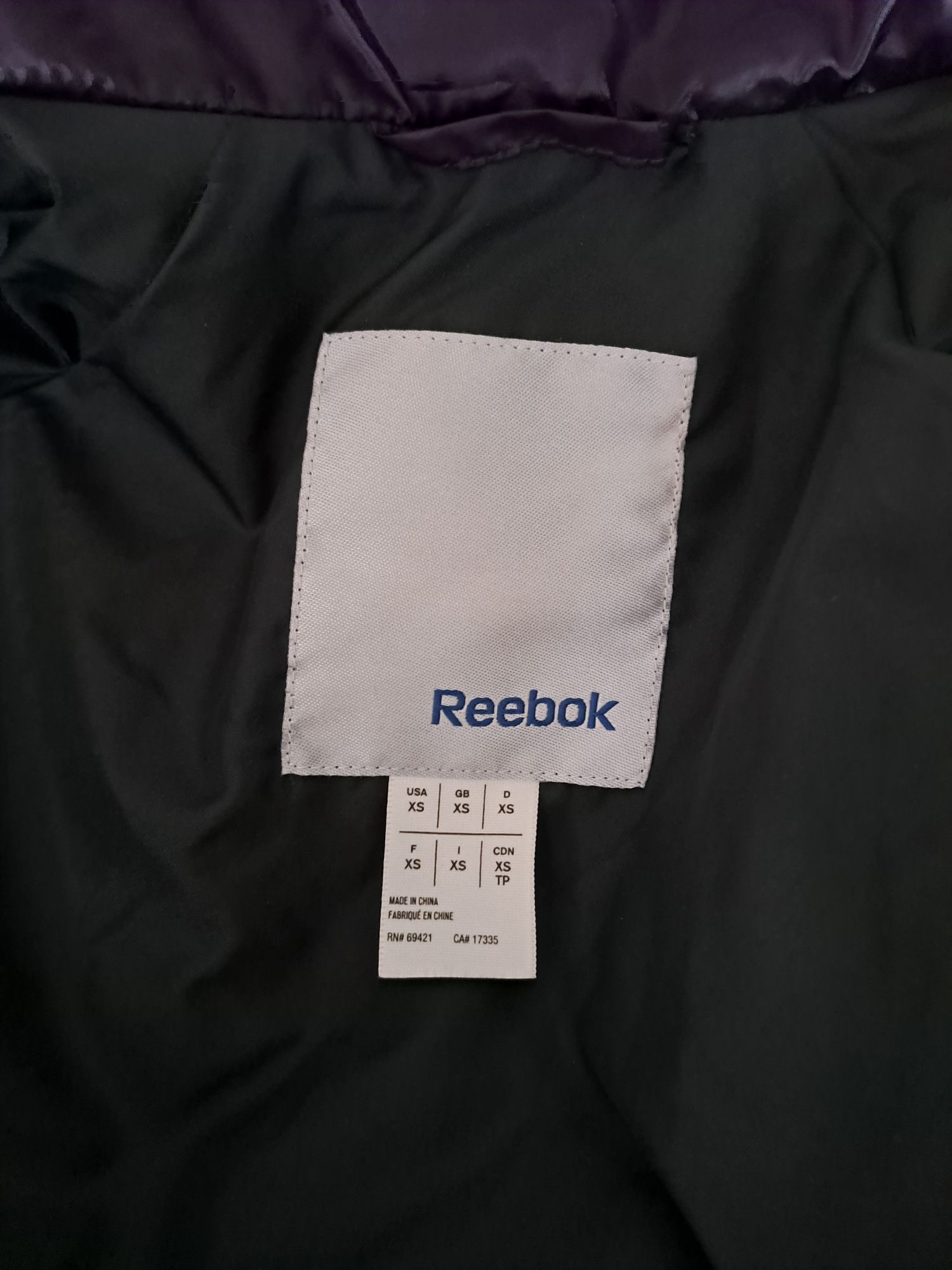 Kurtka damska  fioletowa Reebok