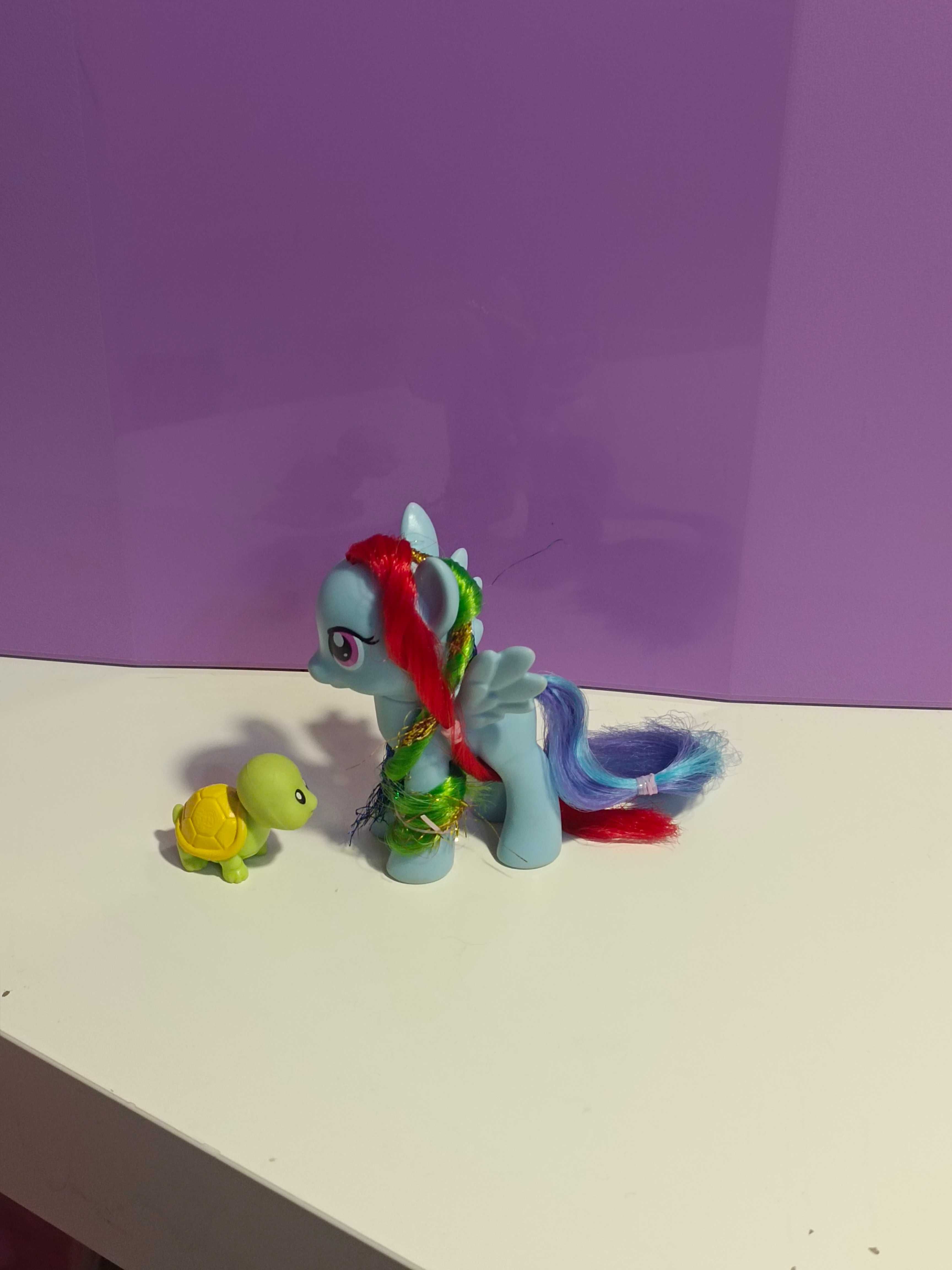Rainbow Dash zwierzątko żółw Tank MLP G4 Hasbro kucyk Pony figurka