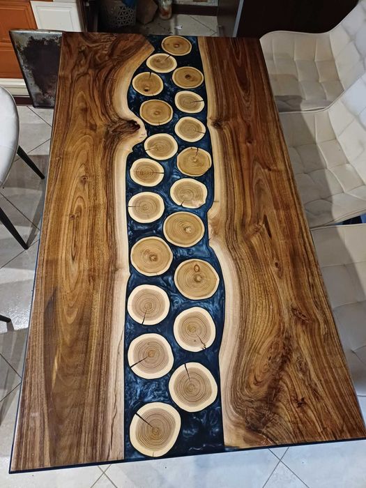 Stół kuchenny orzech+akacja