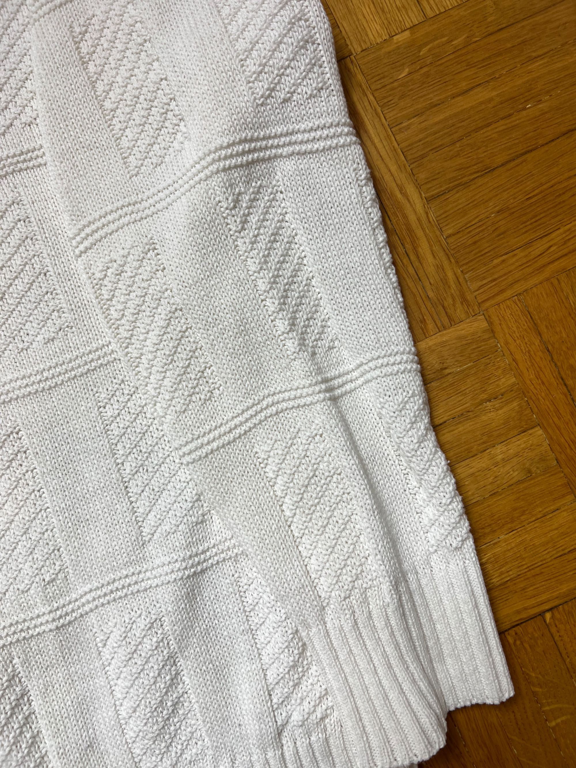 Sweter Adidas vintage 90’s tag white vneck logo