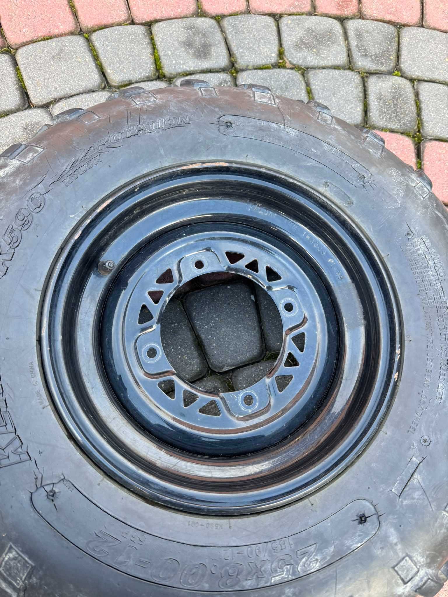 komplet kol kola kolo felga felgi 12 cal cali Polaris Sportsman
