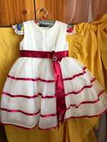 Платье для девочки 4-5 лет нарядное