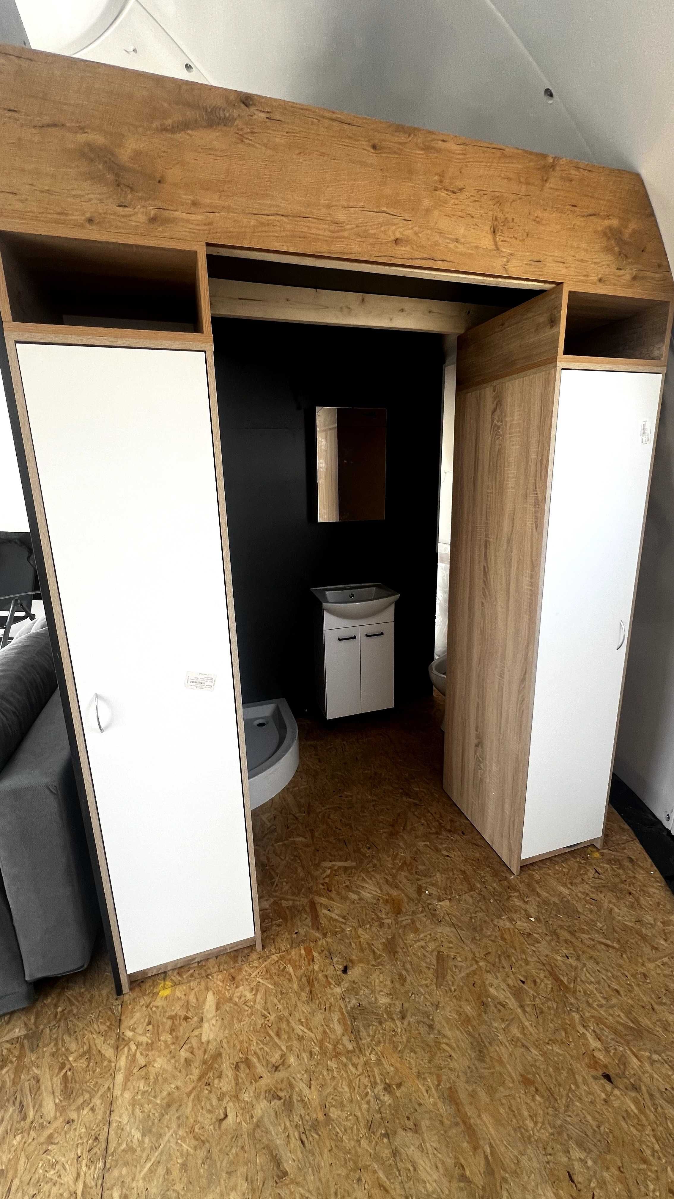 Domek mobilny prefabrykowany dom na kołach kopuła glampingowa namiot