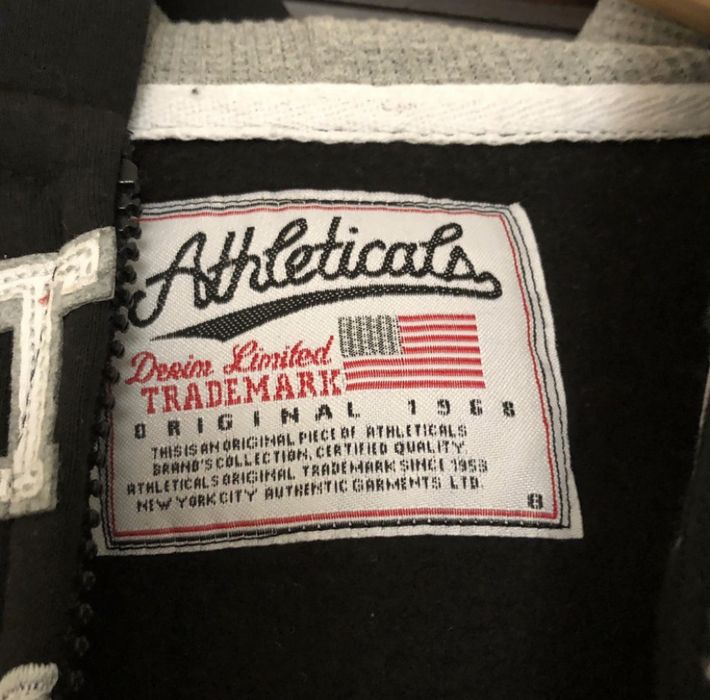 Nowa dziecięca bluza rozpinana z kapturem zip Athlethicals U.S.A