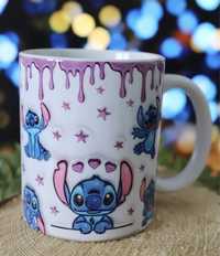 Kubek z nadrukiem Stitch Stich Disney 330ml