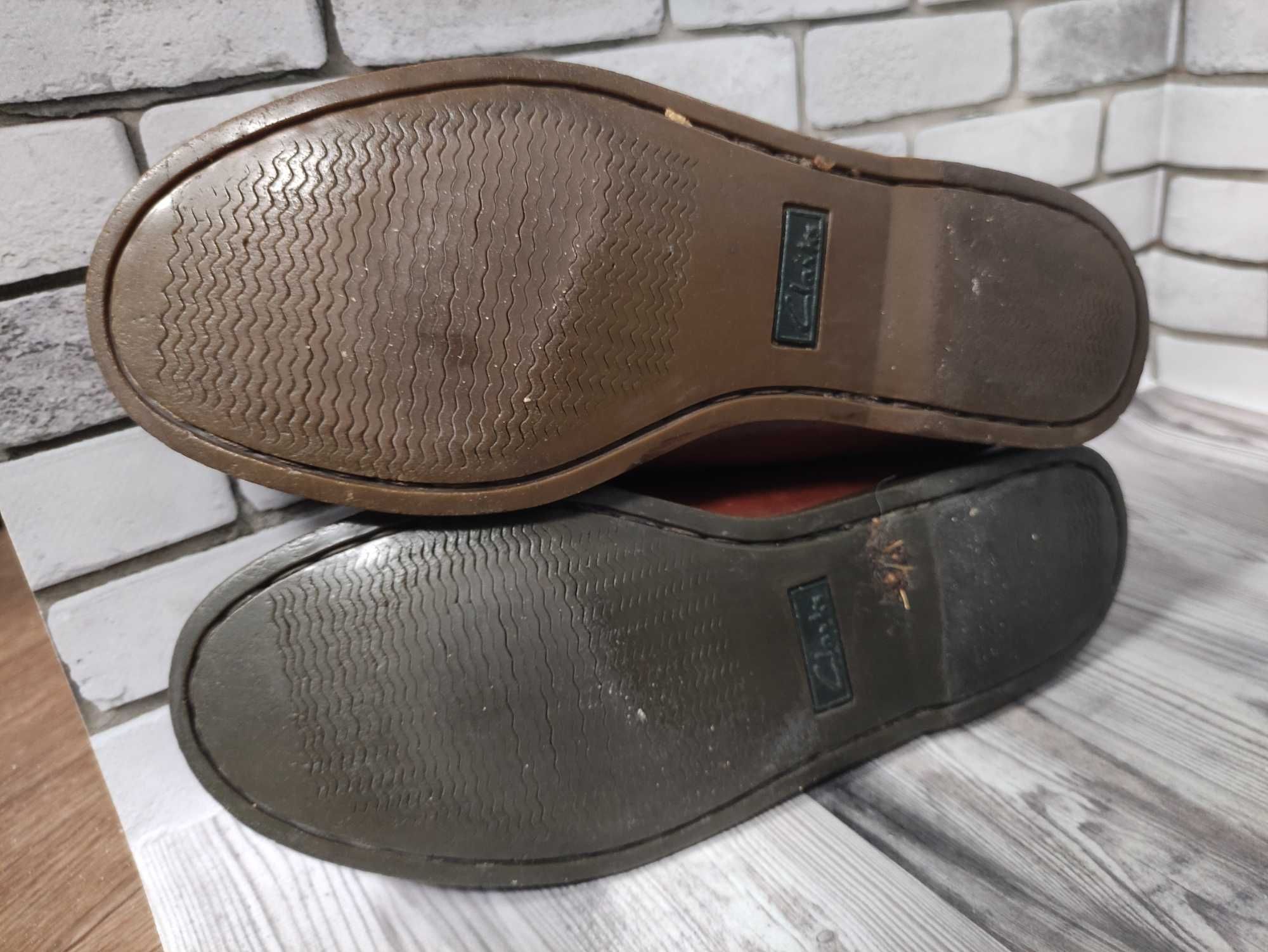 Шкіряні топсайдери Clarks, розмір 42