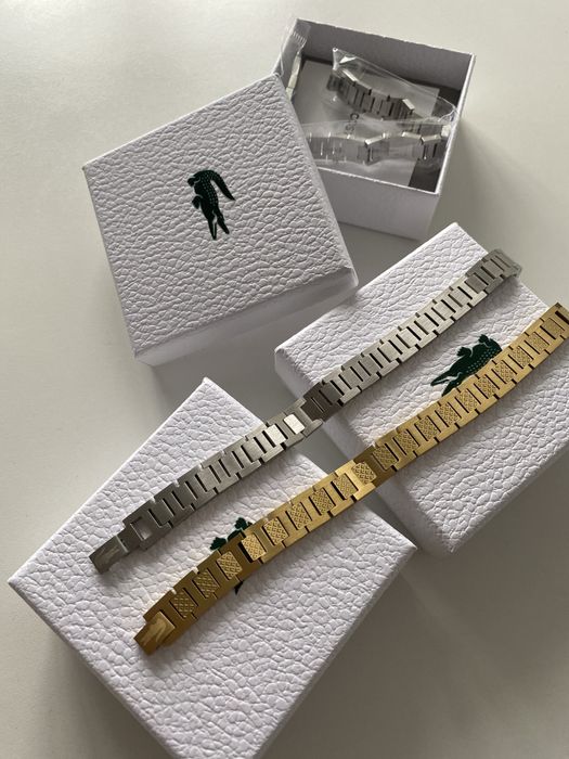 Браслет Lacoste, чоловічий браслет лакосте, подарунок для хлопця