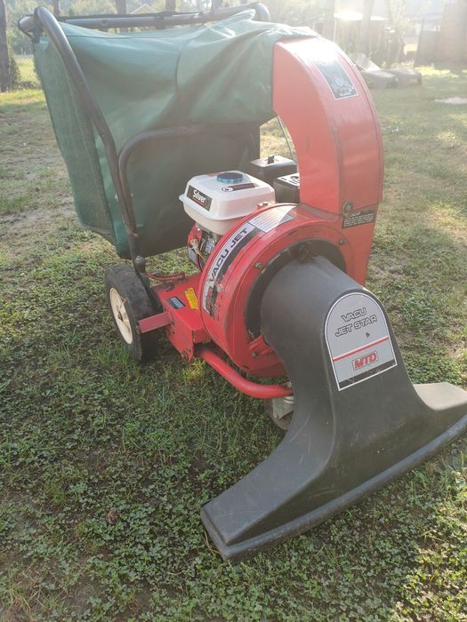 Odkurzacz ogrodowy z napędem (nowy silnik)