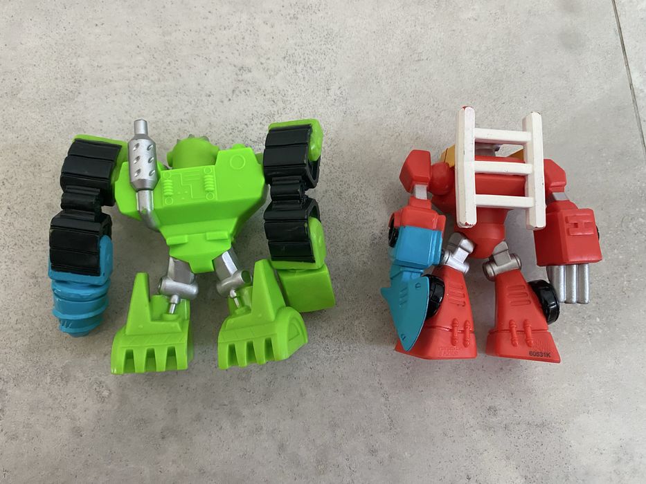 Zestaw 4 Figurek Transformers Rescue Bots – Boulder & Graham Burns