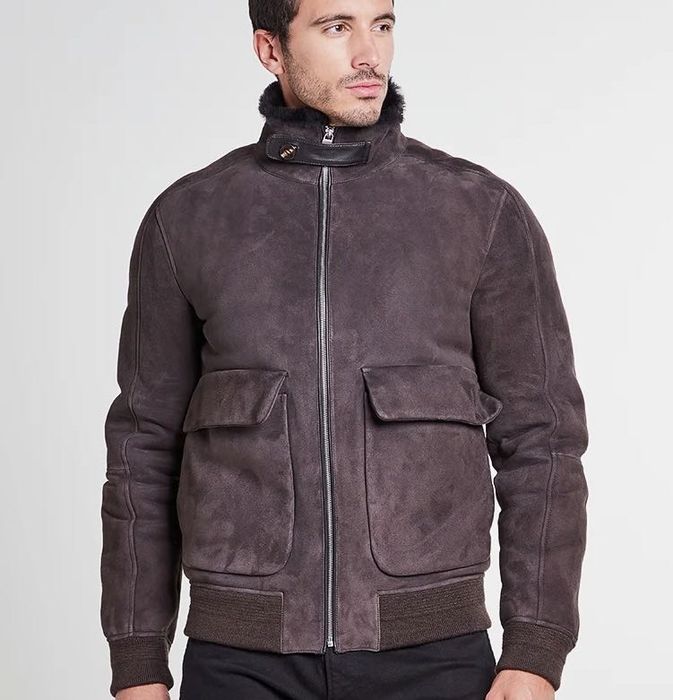 Kożuch Baldessarini  mod. Oakley, XL, skóra jagnięca, -60% ceny