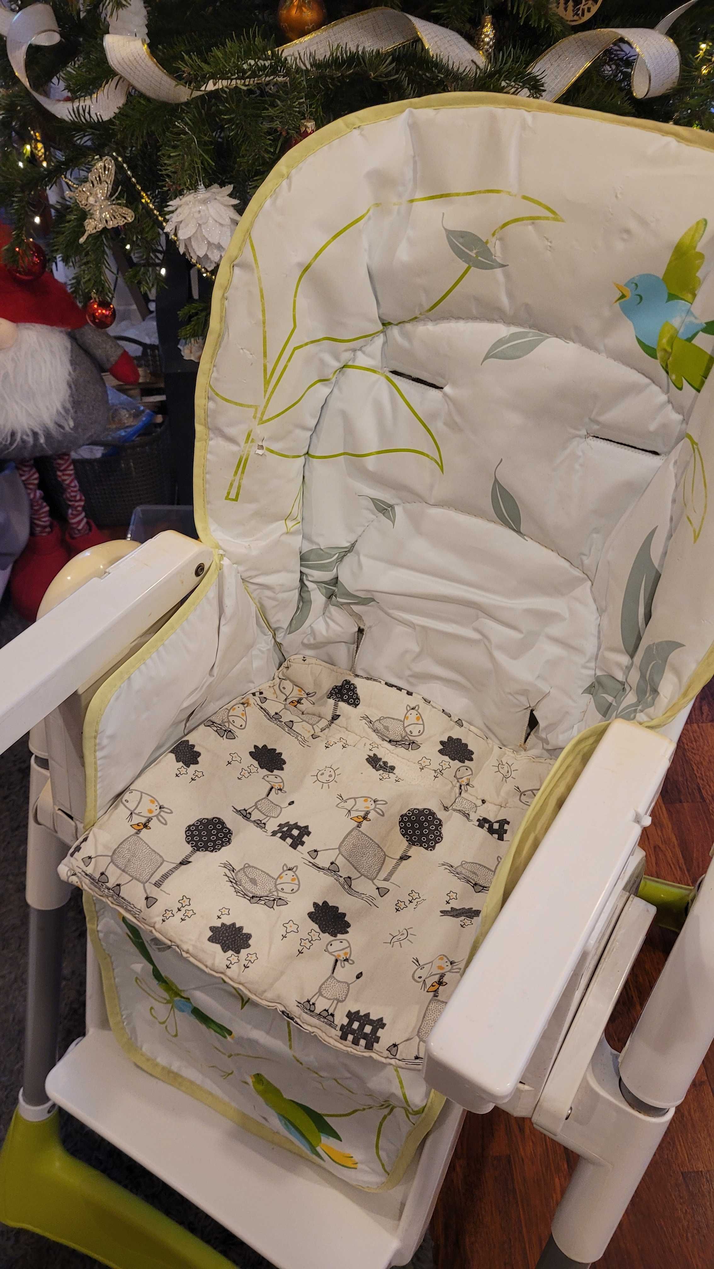 Krzesełko fotelik do karmienia dla dzieci Baby Design Bambi zielone