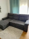 Sofa Cama Cinza - Como Novo