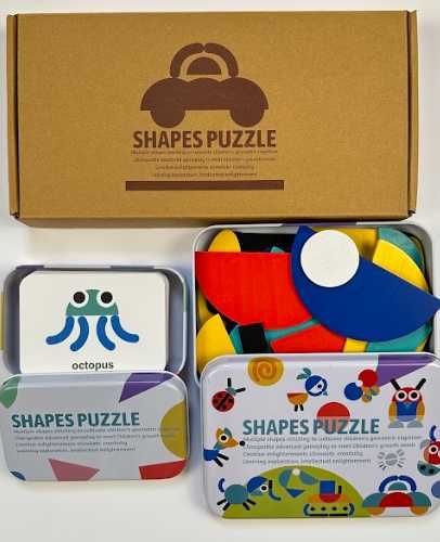 Дитячий розвиваючий набір Shapes Puzzle, танграм