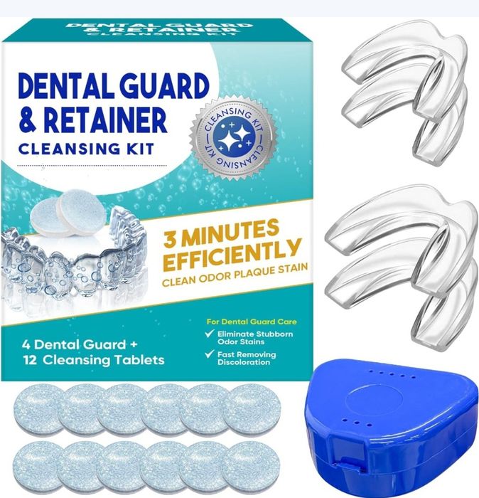 4x Uniwersalna Szyna Relaksacyjna,Bruksizm, Zgrzytanie Zębami+Etui+Tab