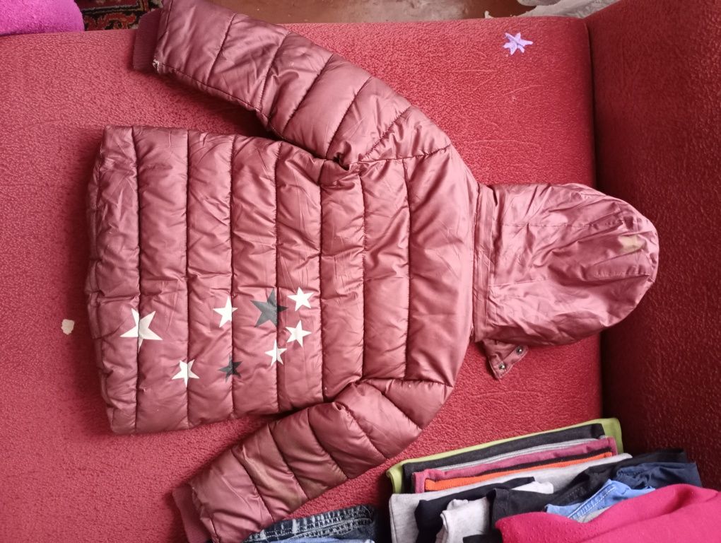 Курточка евро-зима для дівчинки 6-7р.