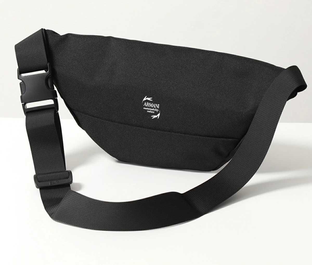 EMPORIO ARMANI EA7 markowa nerka saszetka BLACK