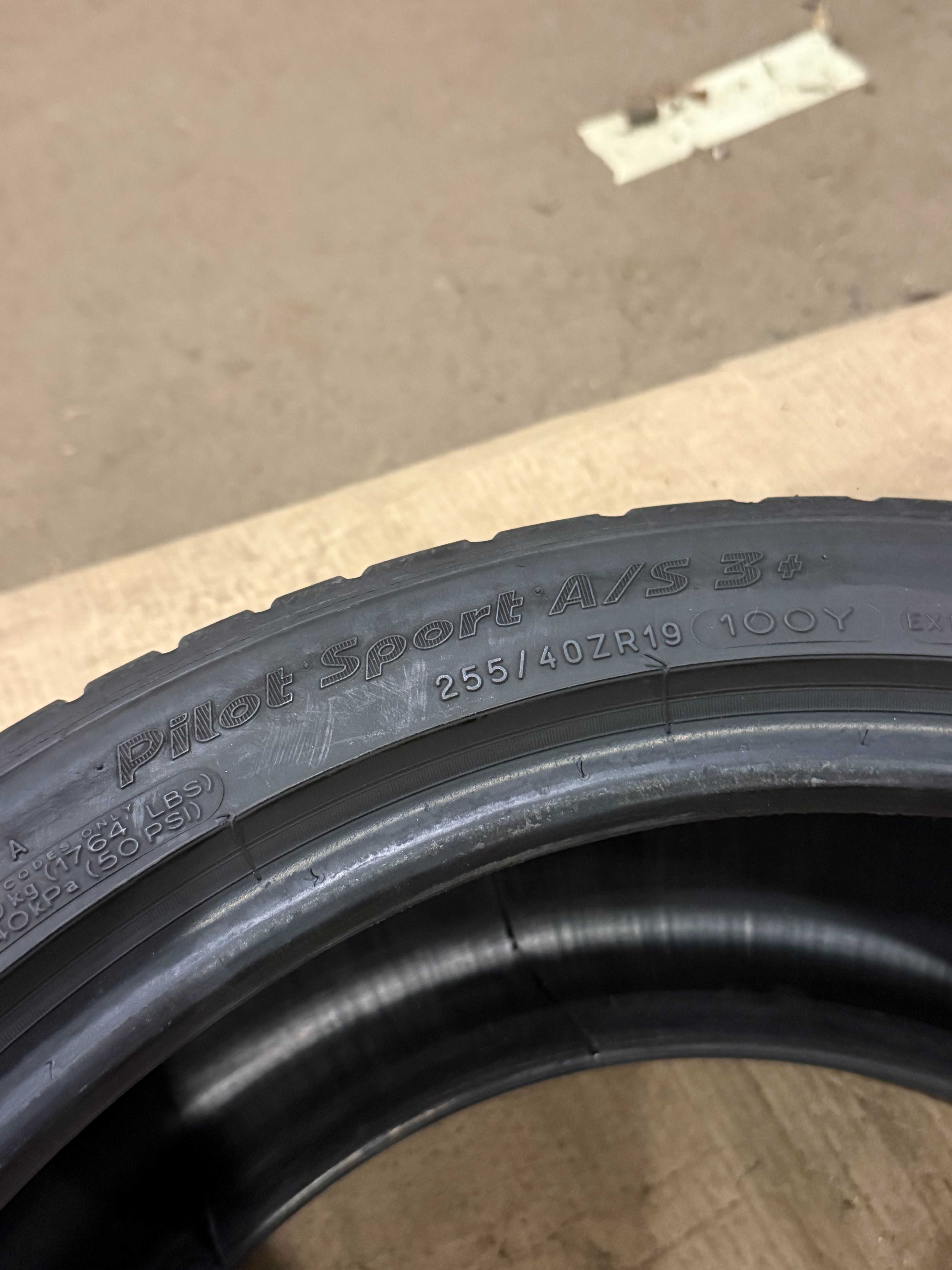 Резина 255/40 R19 Michelin Pilot Sport A/S 3+ 100Y — комплект 4шт
