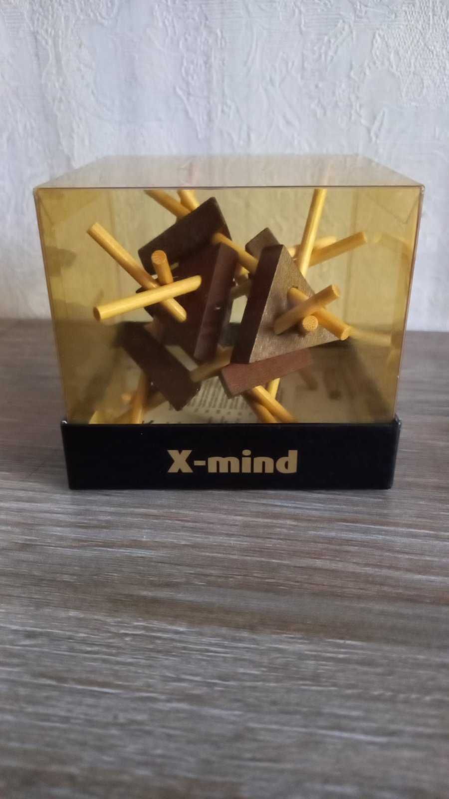 Головоломка дерев’яна X-mind шпильки нова