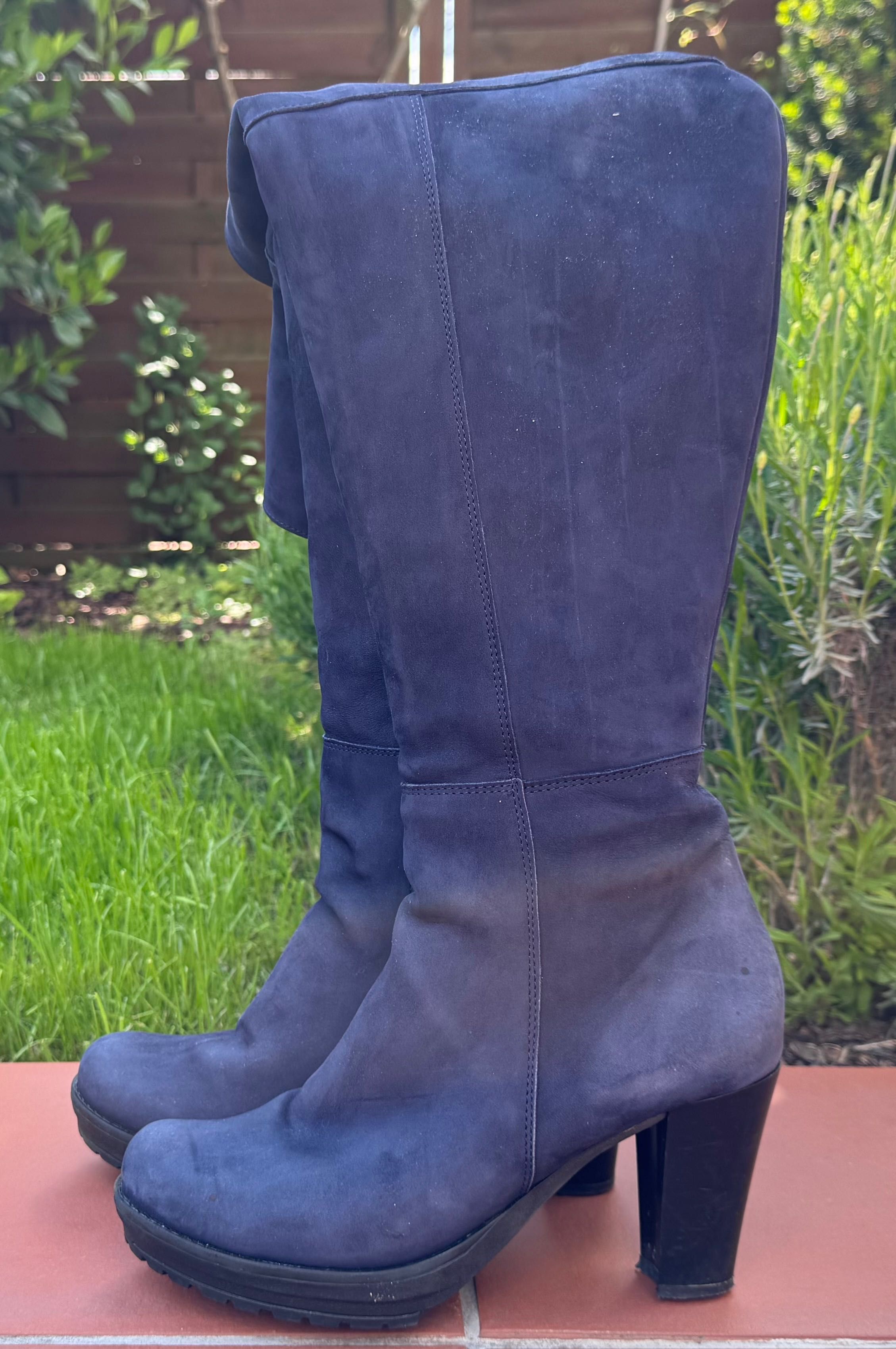 Niebieskie kozaki Zapato 37