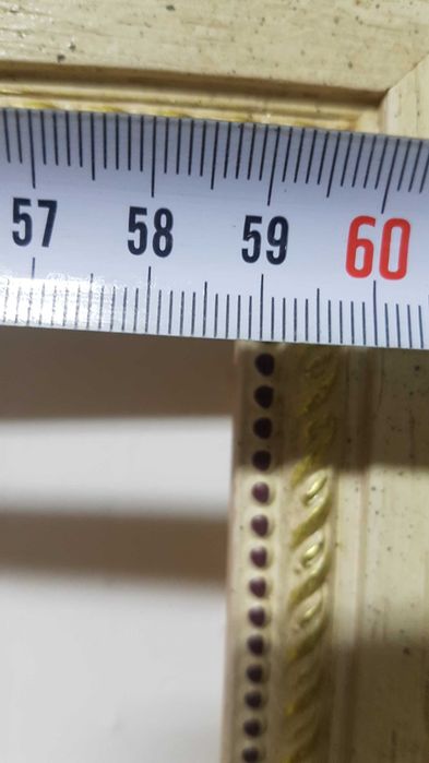 Moldura madeira antiga vintage em bom estado