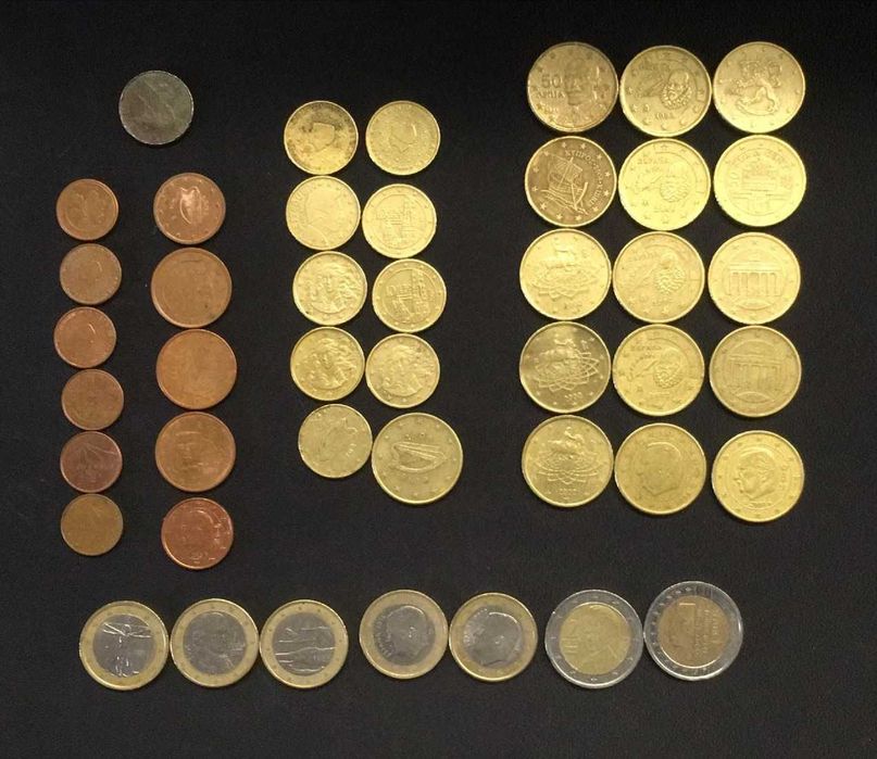 Conjunto de moedas Raras