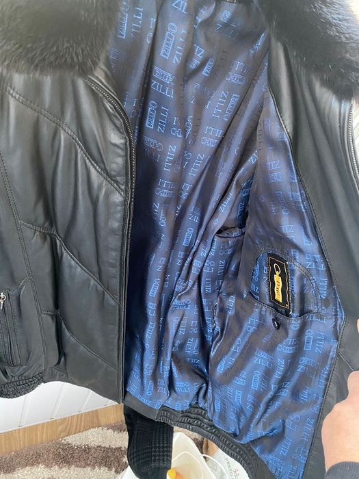 Куртка Zilli темно-синя зіллі зилли