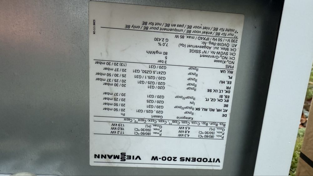 Piec Gazowy Vissman Vitodent 200 - W